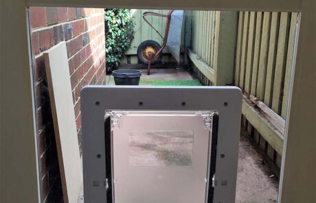 medium door fitted to small window in safety glass internal view min
