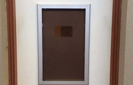 timber door installation external view min