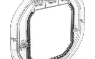 Pet-Tek DogWalk Intermediate Dog Door Glass Fitting Slimline Clear 15