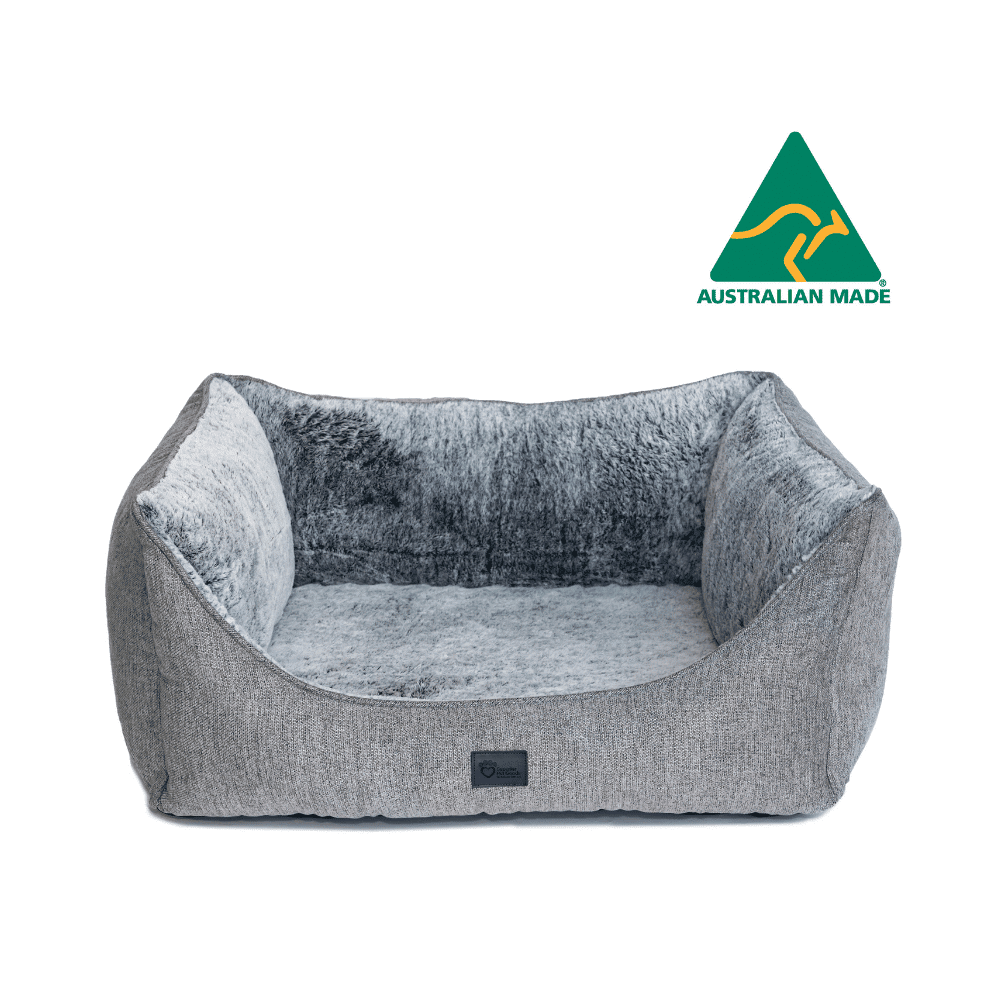 Superior Pet Goods High Side Hideout Ortho Dog Bed Artic Faux Fur 14 Ortho Dog Lounger Website Images 2